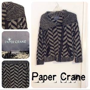 Paper Crane Chevron Striped Sweater | Anthropologi